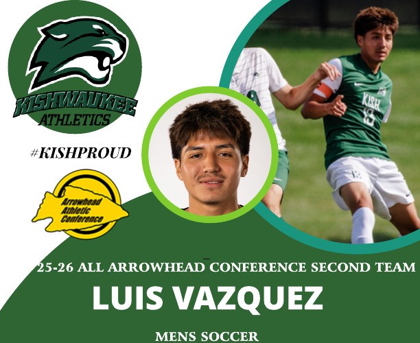 Vazquez voted to Soccer All-Arrowhead Conference team