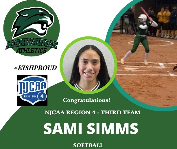 Simms receives Softball All Region 4 honors